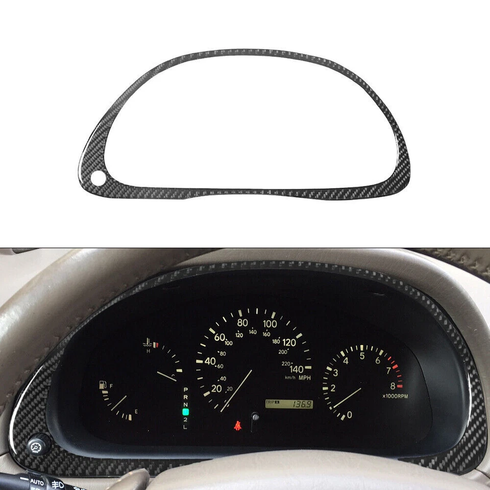 Juego completo de 20 piezas de embellecedores interiores de fibra de carbono para Lexus RX300 1998-2003 Foto 2 de 4
