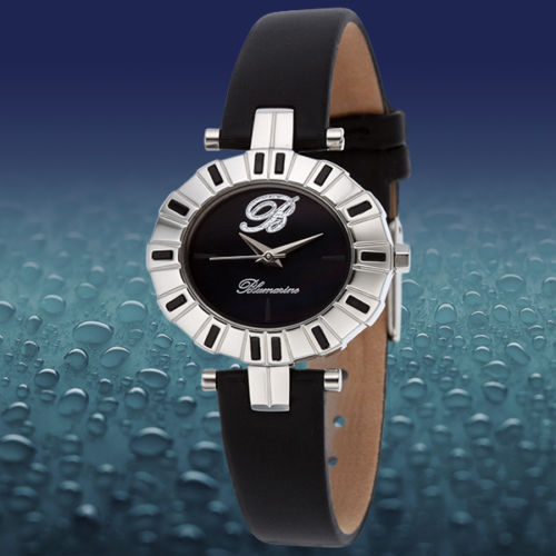?? Blumarine Essence Ladies Watch ?? NIB BLUMARINE LADIES BLUE WATCH W/ GENUINE CRYSTALS  main image 3