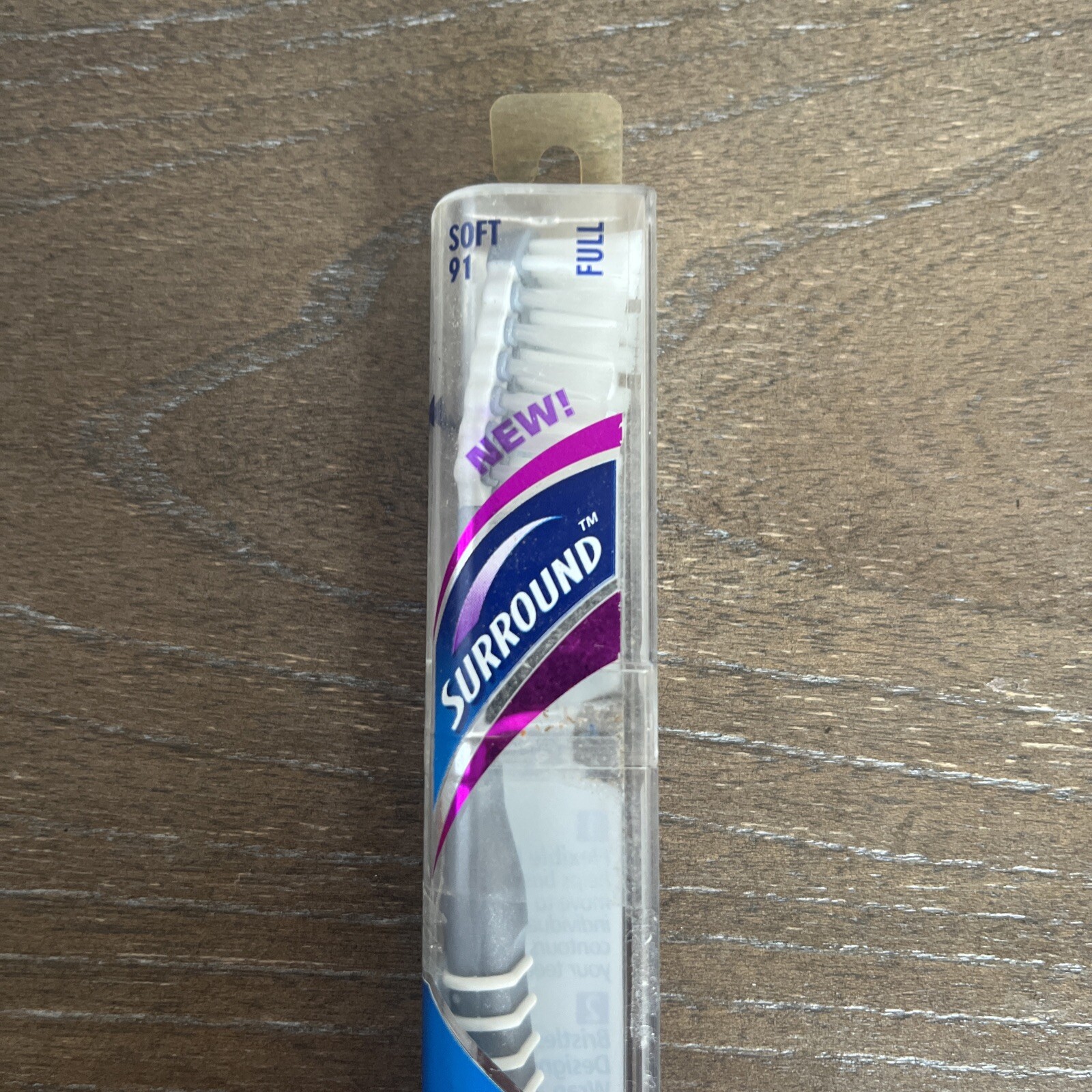 Mentadent 91 Toothbrush Soft Full Head Wraps & Surround Bristles Flexible Base G