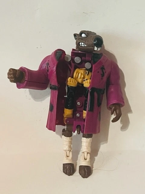 Figura Tortuga Ninja Adolescente Mutante TMNT De Colección Playmates Splinter 1992 Mutaciones Foto 2 de 4