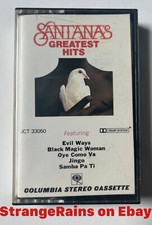 Santana- GREATEST HITS - Cassette Tape - Classic Rock - PLAY TESTED