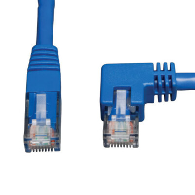 Tripp Lite 10FT Cat6 Gigabit RJ45 Rechter Winkel zu RJ45 geformt Patch Kabel