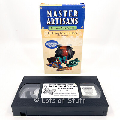 Exploring Liquid Sculpey With Jody Bishel VHS Polymer Clay Art Master Artisans