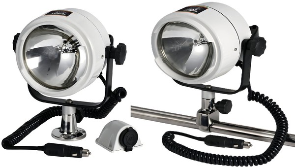 12/24 V Led Suchscheinwerfer Night Eye Ii Decks- Oder Reling-Montage Boot-image
