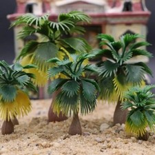 15pcs home decor Jungle Trees Palm Model Tree Plastic Trees for Diorama