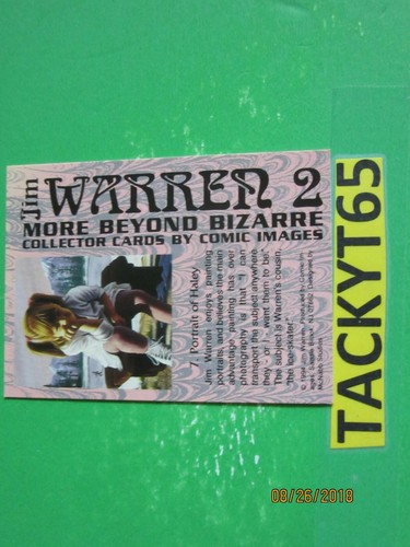 JIM WARREN 2 MORE BEYOND BIZARRE 1994 SINGLE CARD(S) NEW YOU CHOOSE - Picture 18 of 140