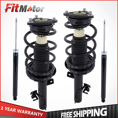 Complete Front Struts Assemby w/ Rear Shocks Absorbers For Mazda 3