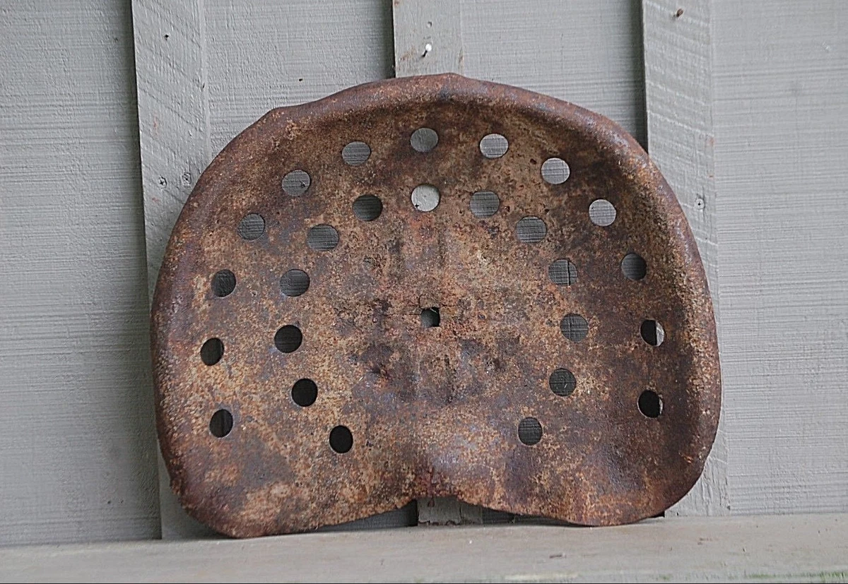 Metal Tractor Seat Rustic Farm Equipment Tool Primitive Old