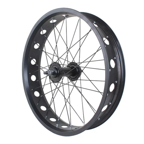 26X4.0 Snow Bike Wheelset 20 Inch Fat Bicycle Disc Brake Fit For Rotary Flywheel - Picture 8 of 25