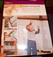 15' Mesh Rail Guard for baby  pet KidCo-Strong and Durable -Easy Instillation