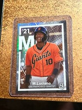 2021 Bowman Platinum Baseball Precious Elements # PE-19 Marco Luciano