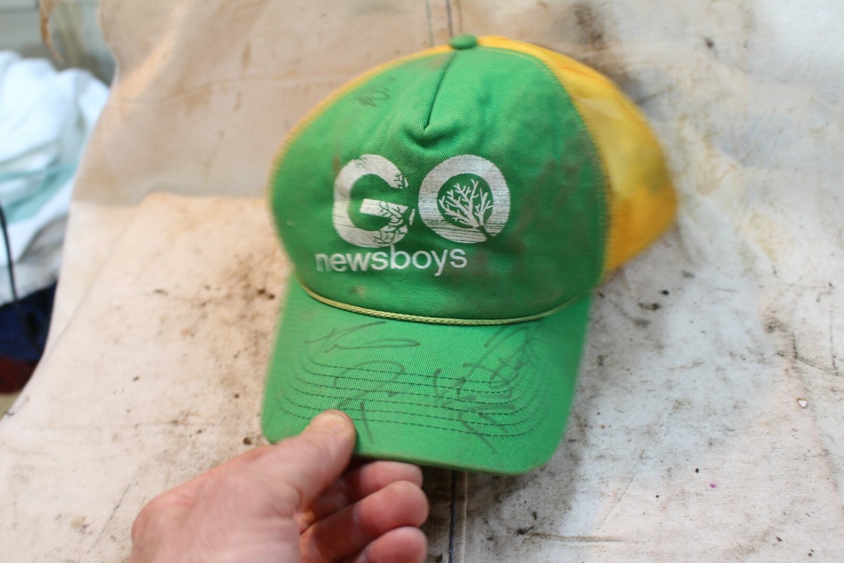 Newsboys Concert Promotional HAT, signed, AUTOGRAPHED- USED 