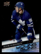 2020-21 Upper Deck Clear Cut #219 Egor Korshkov Young Guns (ref 225967)