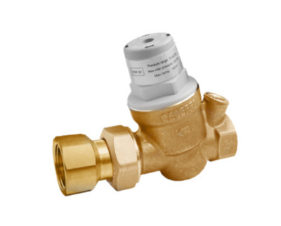 Caleffi 533350HA 3/4'' FNPT UnionxFNPT PresCal Compact Reducing Valve w/out Gauge