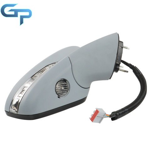 Right Side Power Mirror For 2013-2014 Ford Fusion Manual Fold Heated Paintable - Picture 13 of 17
