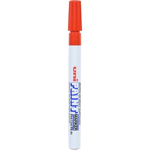Uni-Paint 63702 PX-21 Oil-Based Paint Marker, Fine Line, Red, 3pk - Picture 1 of 1