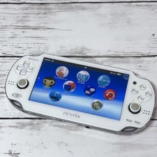 Sony PS Vita PCH-1100 White OLED Console used tested from Japan Import