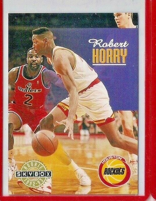ROBERT HORRY ROCKETS 1992 93 SKYBOX ROOKIE CARD 345 EBay