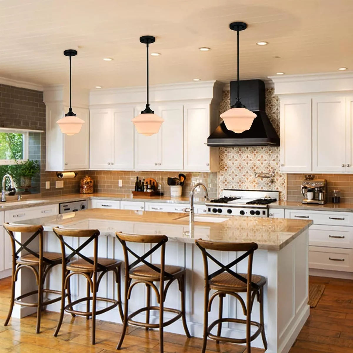 Schoolhouse pendant lights deals