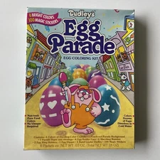 Vintage 1992 Easter Dudley's Egg Parade Coloring Dye Kit
