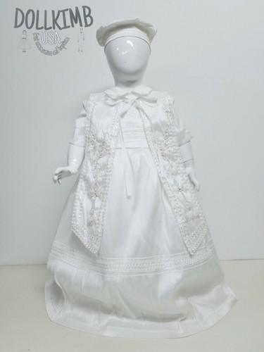 Ropones para NiÑo de bautizo, Blanco o beich. Romper for baptism, BOY white kid - Picture 5 of 8