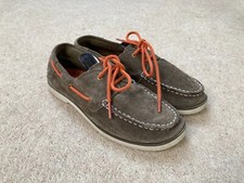 WOMENS TIMBERLAND BOAT SHOES LEATHER BROWN SUEDE DECK SMART TRAINERS UK 4 ZZ