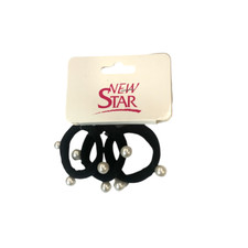 3 Chouchou Perles Fêtes Cheveux Accessoire Coiffure Nattes Tresses Coiffer