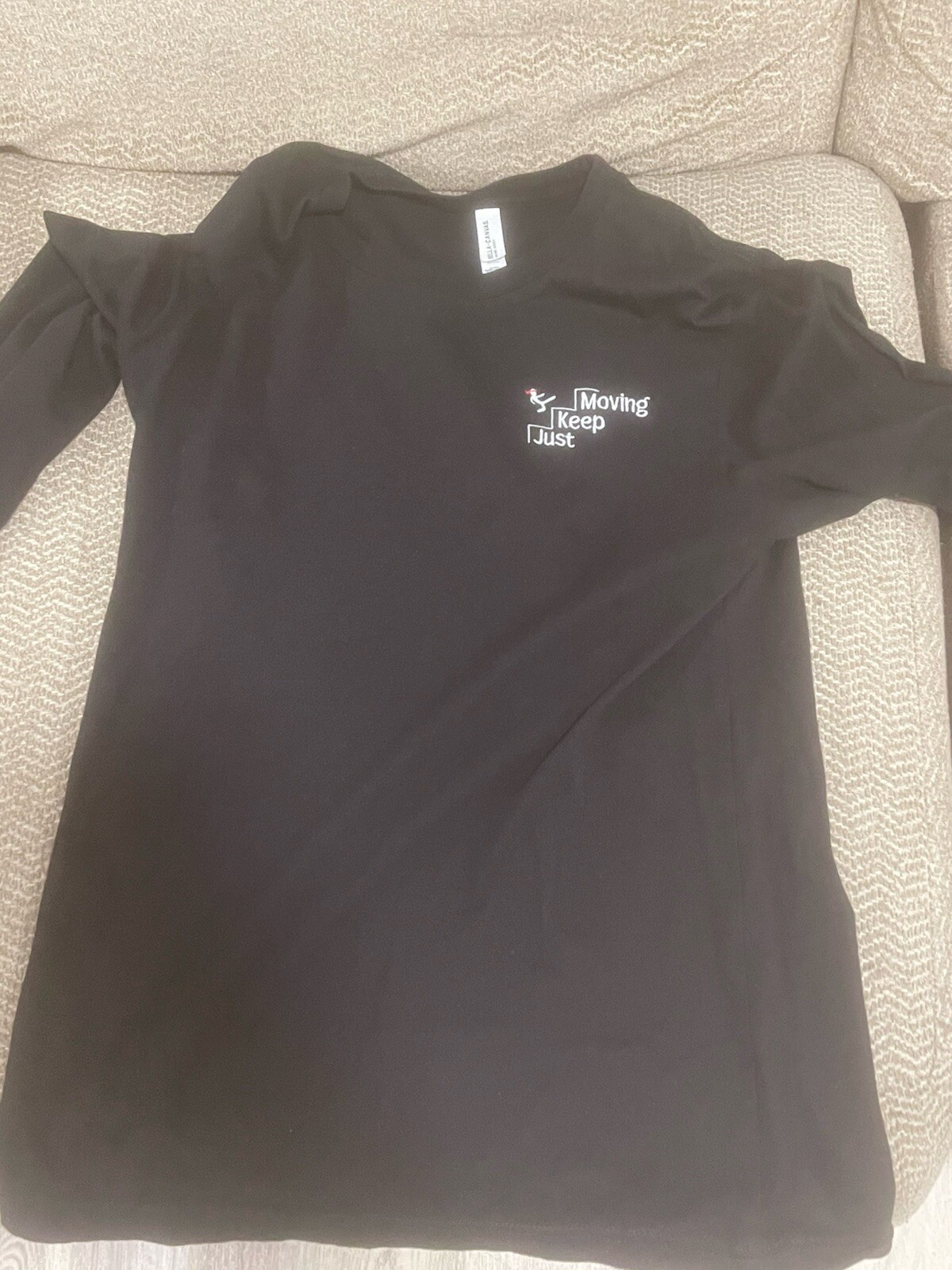 Keep On On Moving Black Shirt