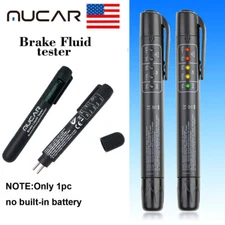 2025 Car Brake Fluid Liquid Tester Oil Moisture Tester 5 LED Indicator Pen