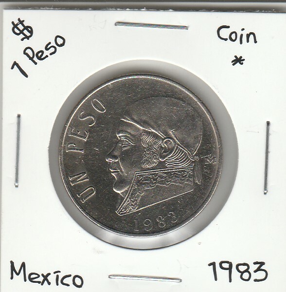 Mexico: $ 1 Peso Excellent Conditions Coin 1983. | eBay