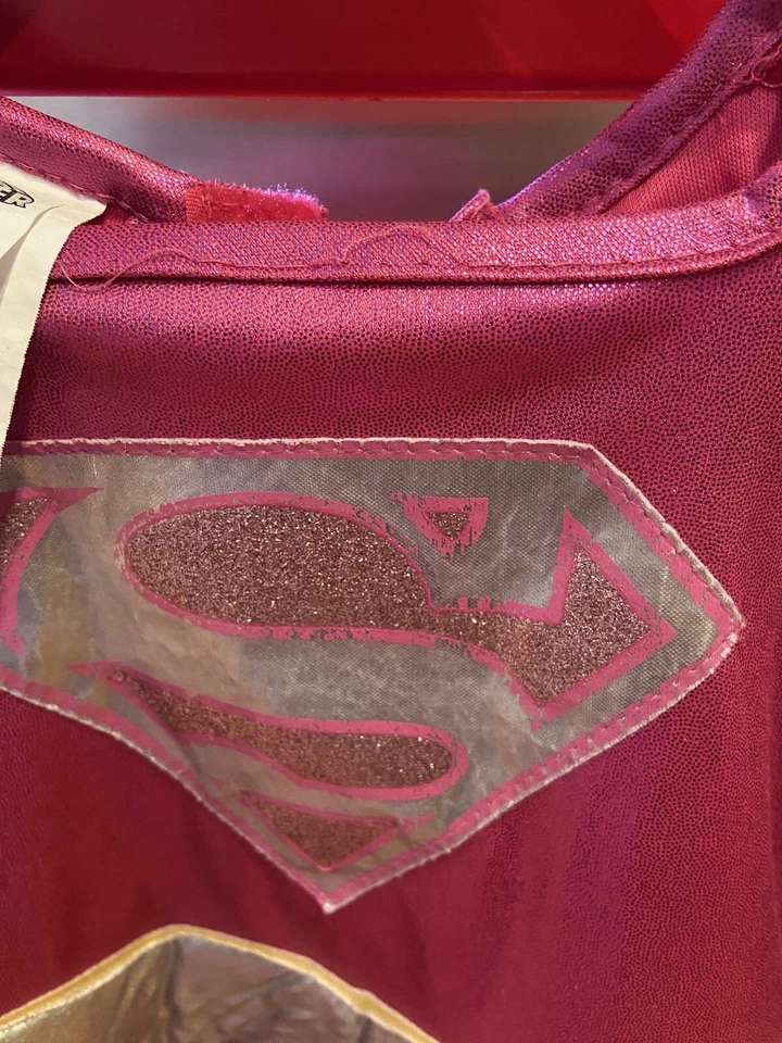 Disfraz de Supergirl Niño Super Niña DC Rubí Niñas Halloween ROSA Niño pequeño Foto 3 de 4