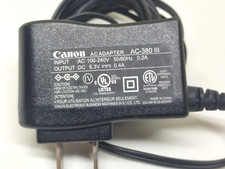 Genuine Canon AC DC Wall Adapter 6.3V 0.4A AC-380 III OEM