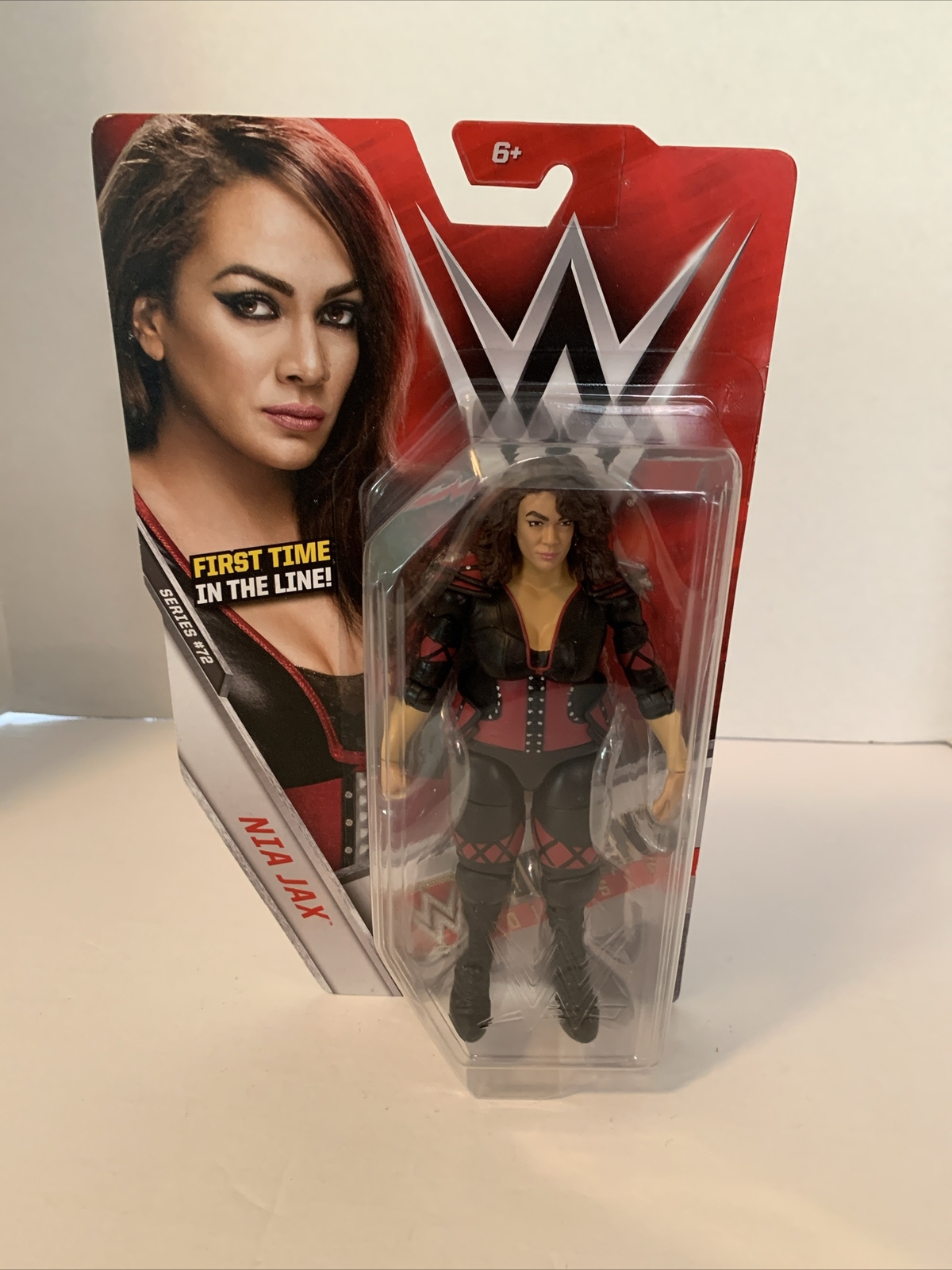 NIA JAX WWE Women Wrestling Figure BASIC #72 MATTEL FIRST TIME IN LINE Female