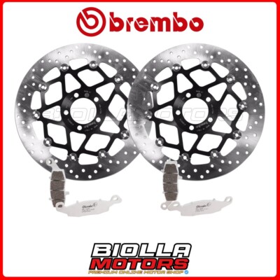 KIT PADS + DISCS BREMBO KAWASAKI VN CLASSIC TOURER 1600 2008 FRONT [LA