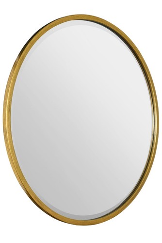 Large Mirror Gold round Circular Bevelled Wall 80cm x 80cm MirrorOutlet - Picture 3 of 6