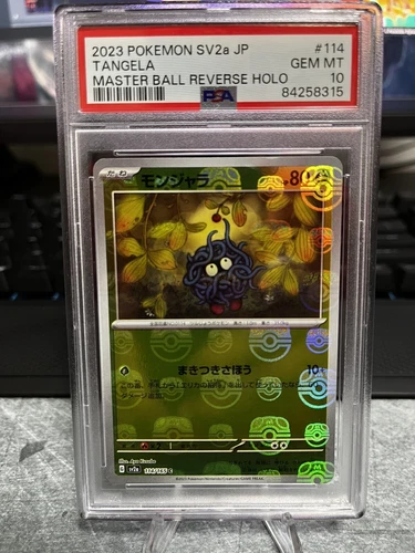 PSA 10 Pokemon 151 TANGELA Master Ball Japanese SV2a Reverse Holo 114/165 GEM MT