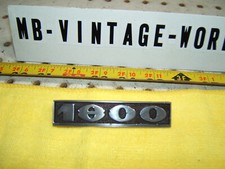 Genuine Fiat 1978 1800 Spider Rear Trunk Spider Metal 1800 Oem 1 Emblem