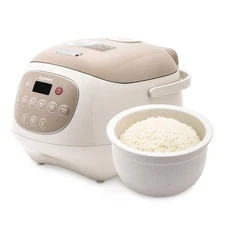 Joydeem Ceramic Rice Cooker, 6 Cups Uncooked Rice Cookers with Pure Ceramic I...