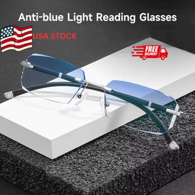 Clarity Blue Glasses Automatic Adjustment Eye Glass Reading Strain Screen Gaming