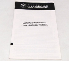 Nintendo Gamecube Precautions Booklet Game Manual Insert C/PM-DOL-USA-2