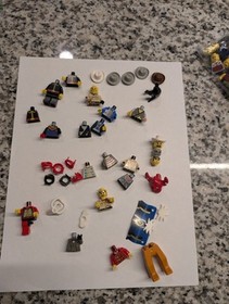 LEGO Adventurers: Oasis Ambush (5938) Bi-Wing Baron (5928) And Minifig Parts