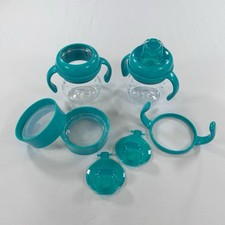 OXO Tot Transitions Soft Spout Cup - BPA Free Green Handles