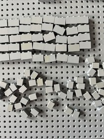 Lego Light Bluish Gray Brick 1x12 1x10 1x6 1x4 1x3 1x2 1x1 Sun Patina&rsquo;d 200pcs