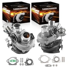 Left&Right Pair Billet Turbo Turbocharger for Ford F150 EcoBoost 3.5L 2011-2012