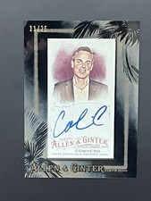 2016 TOPPS ALLEN & GINTER COLIN COWHERD FRAMED MINI Autograph Auto /25