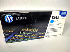 New Genuine HP 124A Cyan Original LaserJet Toner Cartridge - Q6001A