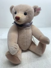 Steiff Light Pink Teddy Bear Louise 33 Alpaca Rose Club Ear Tag  Button Germany