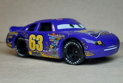 Disney Pixar Cars Lee Revkins Transberry Juice #63 Diecast 1:55