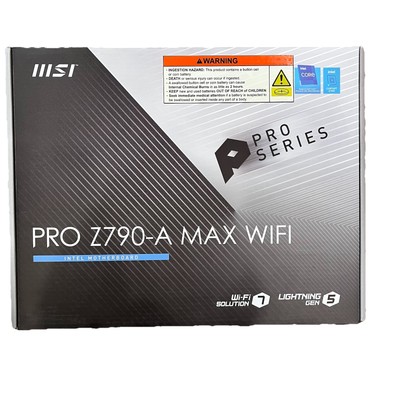 SEALED! MSI PRO Z790-A MAX WiFi LGA 1700 ATX Intel Motherboard