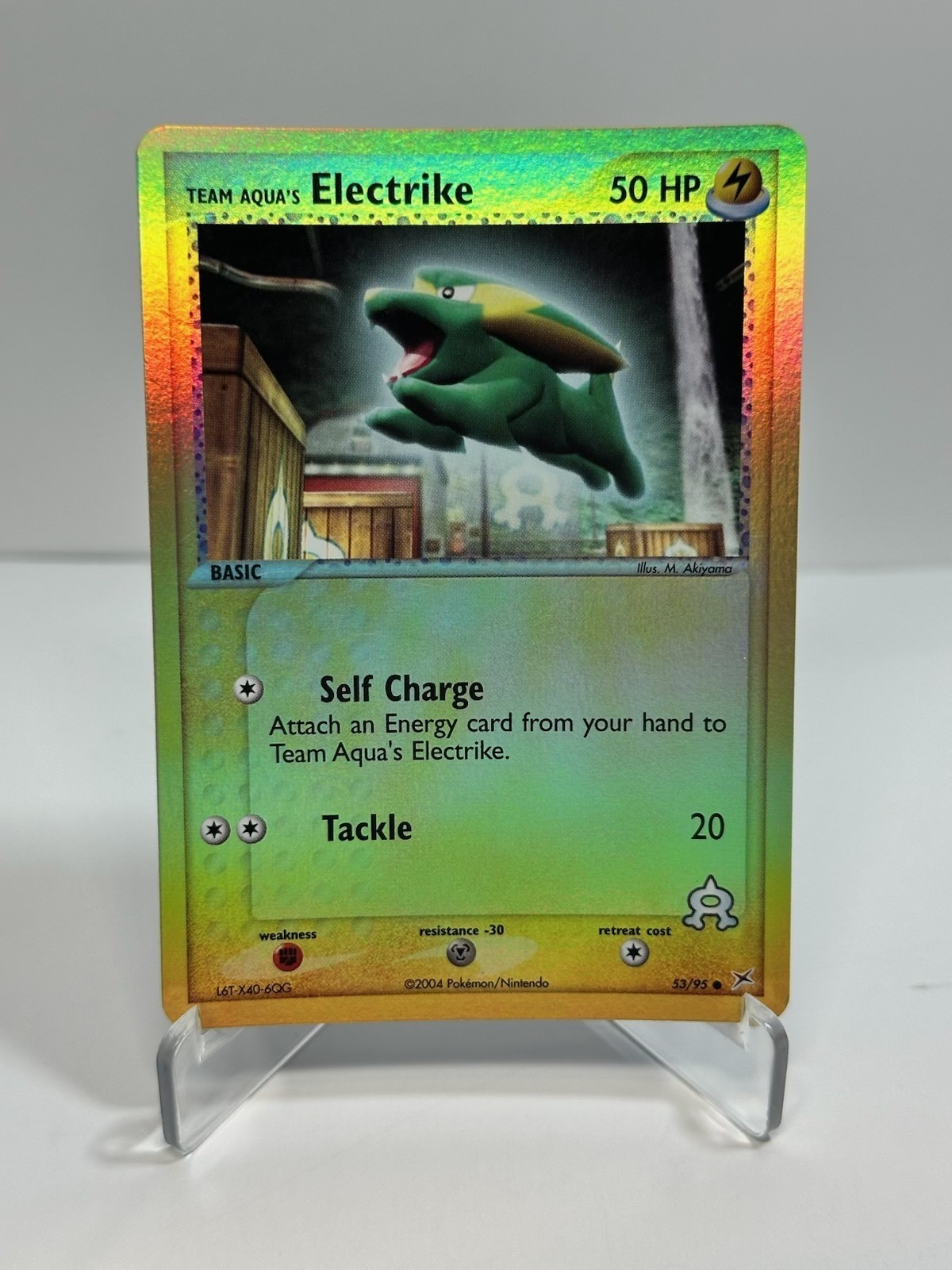 Team Aqua's Electrike - Common Team Magma vs Team Aqua 53/95 NM